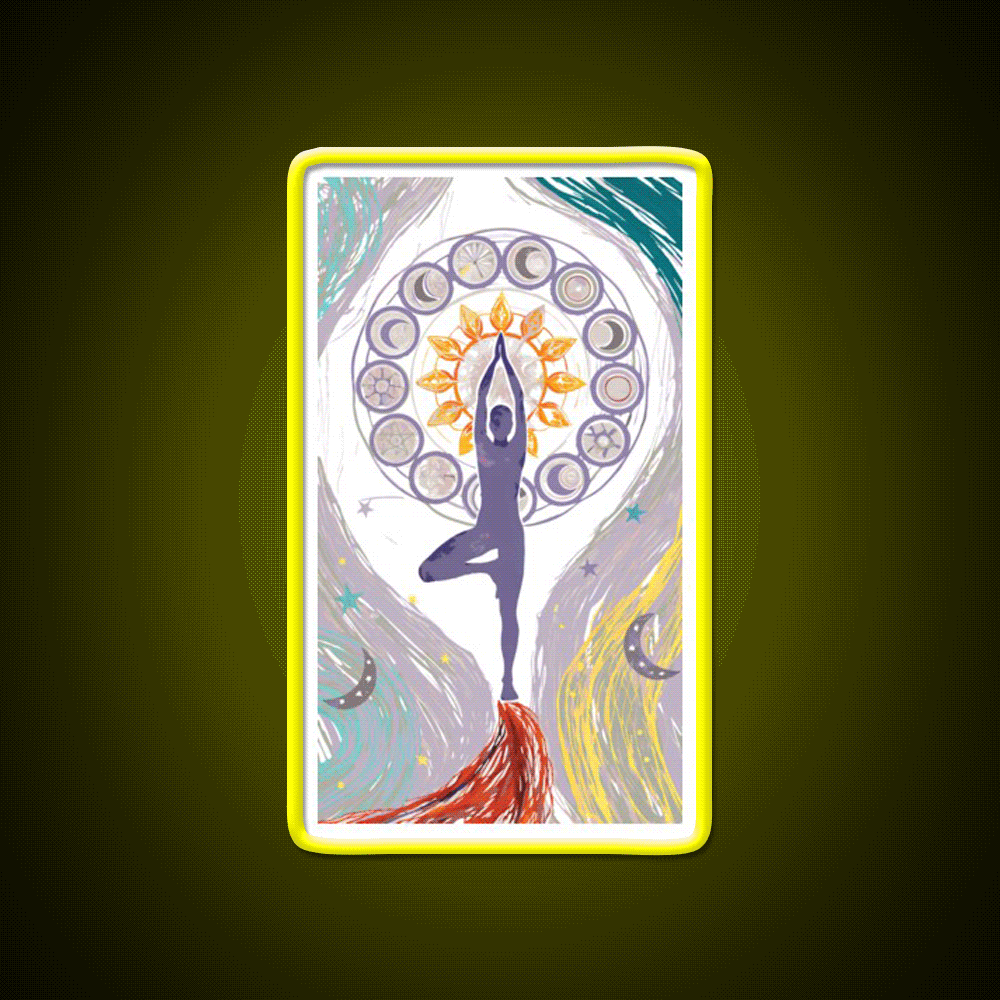 Yoga Led Neon Sign For Wellness Space Neon Decor Rgb Color