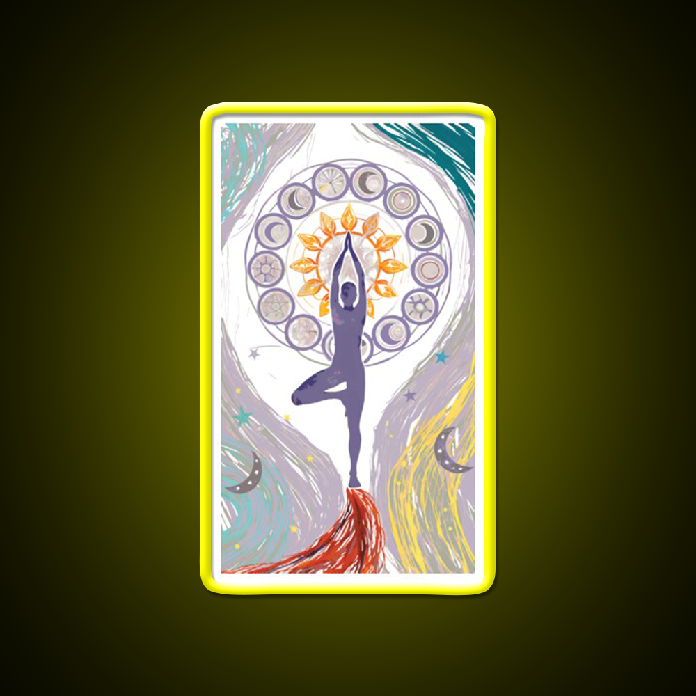 Yoga Led Neon Sign For Wellness Space Neon Decor Rgb Color