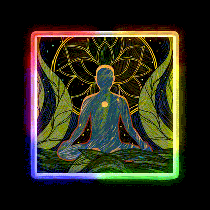 Yoga Led Neon Sign For Wellness Space Neon Light Rgb Color