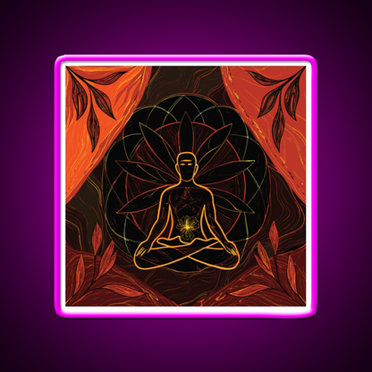 Yoga Led Neon Sign For Wellness Space Rgb Color