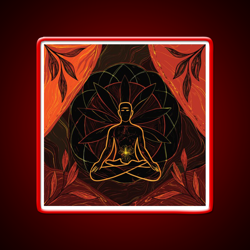 Yoga Led Neon Sign For Wellness Space Rgb Color