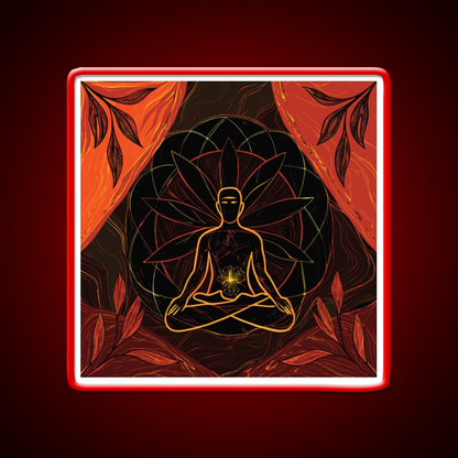 Yoga Led Neon Sign For Wellness Space Rgb Color