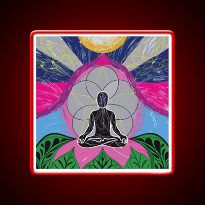Yoga Led Neon Sign For Wellness Space Wall Sign Rgb Color - Shineneon