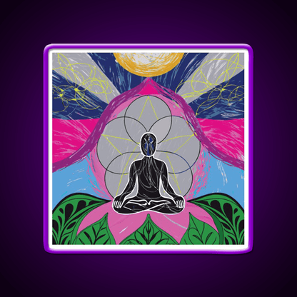 Yoga Led Neon Sign For Wellness Space Wall Sign Rgb Color - Shineneon