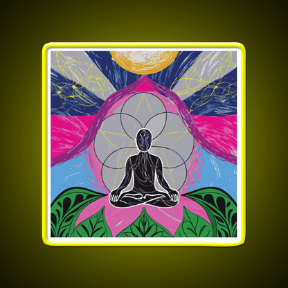 Yoga Led Neon Sign For Wellness Space Wall Sign Rgb Color - Shineneon
