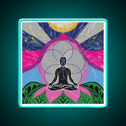 Yoga Led Neon Sign For Wellness Space Wall Sign Rgb Color - Shineneon