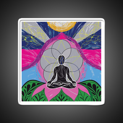 Yoga Led Neon Sign For Wellness Space Wall Sign Rgb Color