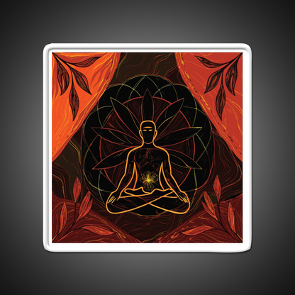 Yoga Led Neon Sign For Wellness Space Rgb Color