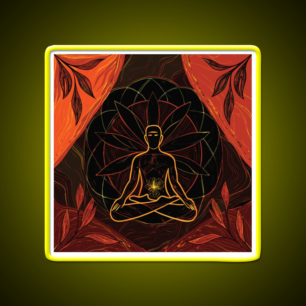 Yoga Led Neon Sign For Wellness Space Rgb Color