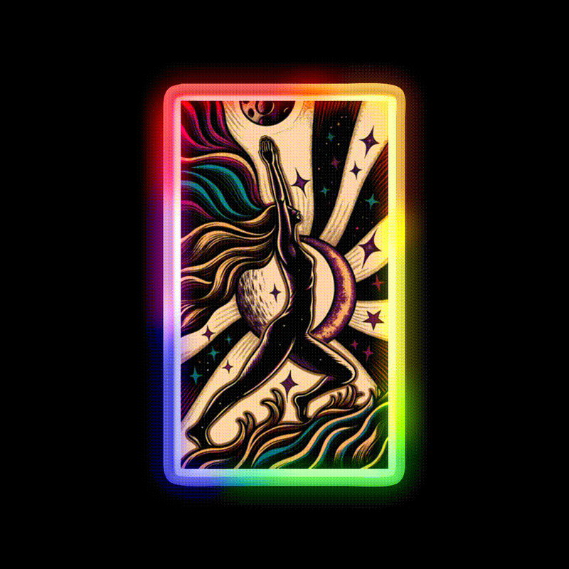 Yoga Led Neon Sign For Wellness Space Yoga Studio Rgb Color