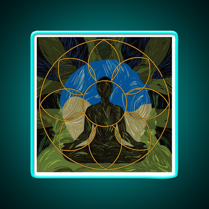 Yoga Led Neon Sign For Wellness Space Yoga Studio Light Sign Rgb Color