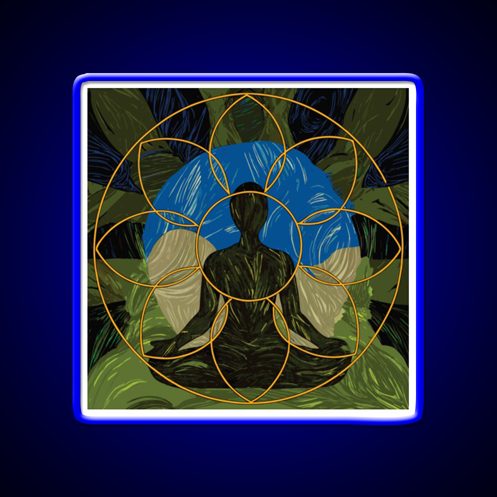 Yoga Led Neon Sign For Wellness Space Yoga Studio Light Sign Rgb Color