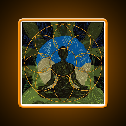 Yoga Led Neon Sign For Wellness Space Yoga Studio Light Sign Rgb Color