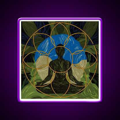 Yoga Led Neon Sign For Wellness Space Yoga Studio Light Sign Rgb Color