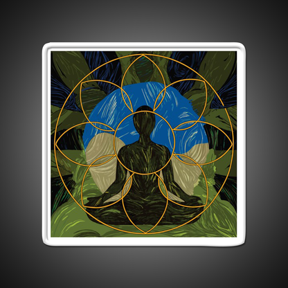 Yoga Led Neon Sign For Wellness Space Yoga Studio Light Sign Rgb Color