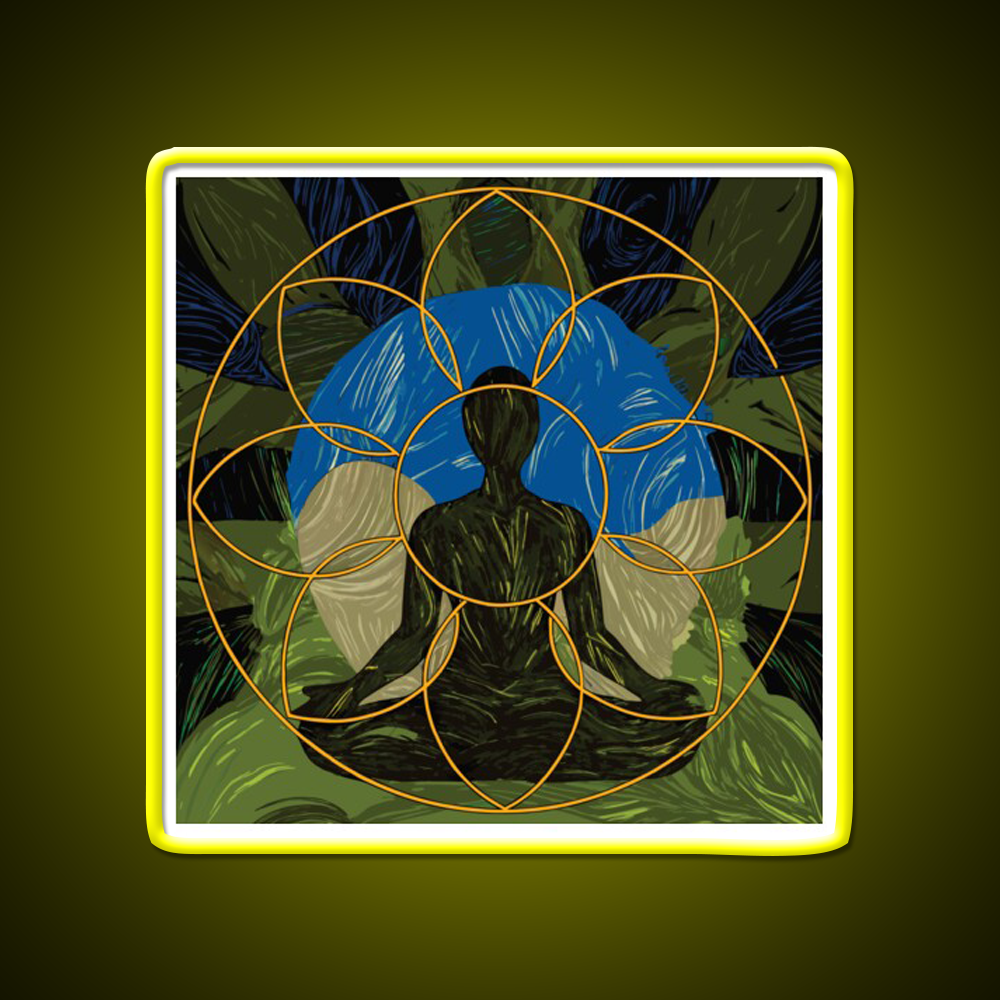 Yoga Led Neon Sign For Wellness Space Yoga Studio Light Sign Rgb Color