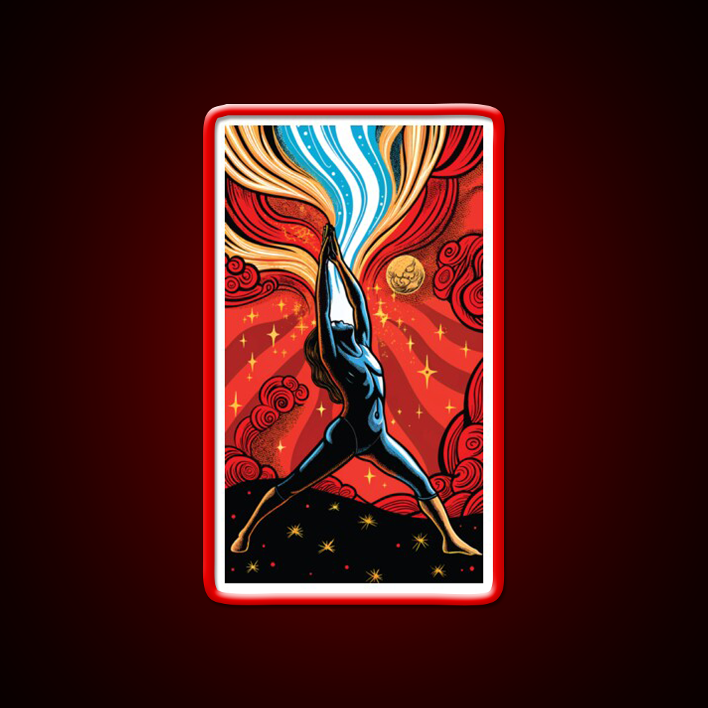 Yoga Led Neon Sign For Wellness Space Yoga Studio Neon Light Rgb Color