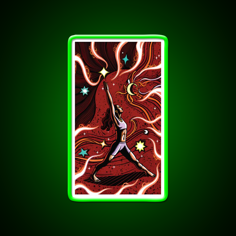 Yoga Led Neon Sign For Wellness Space Yoga Studio Practice Rgb Color