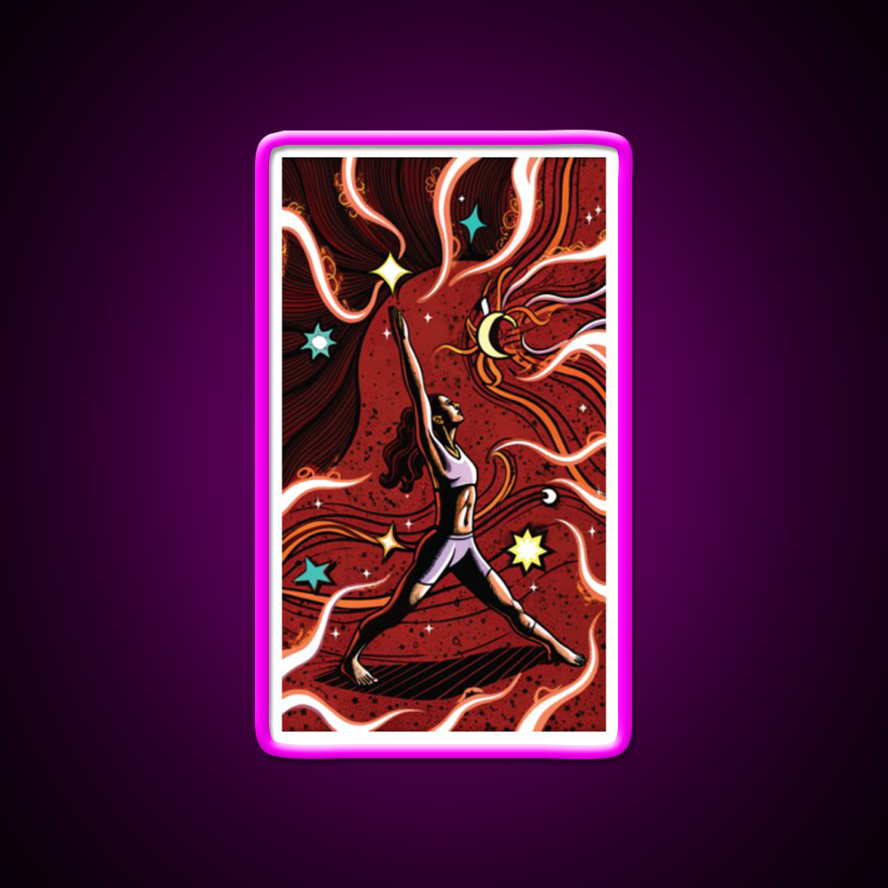 Yoga Led Neon Sign For Wellness Space Yoga Studio Practice Rgb Color