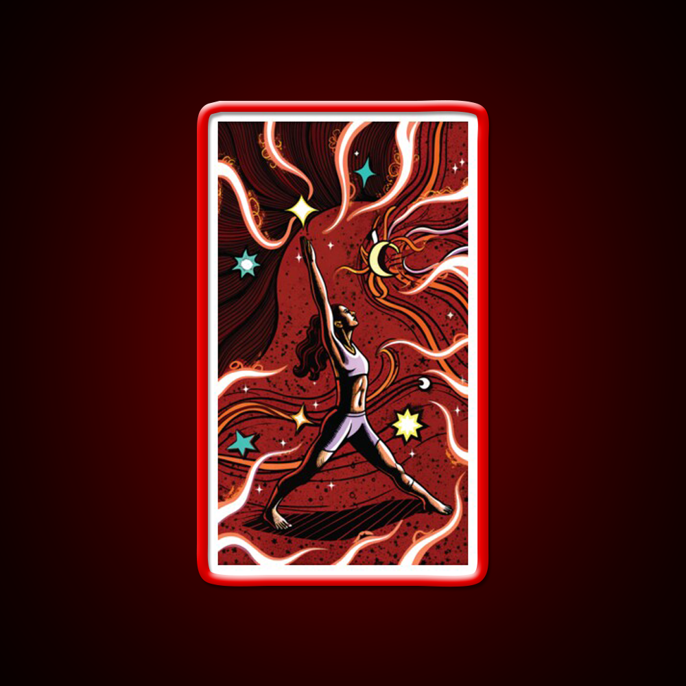 Yoga Led Neon Sign For Wellness Space Yoga Studio Practice Rgb Color