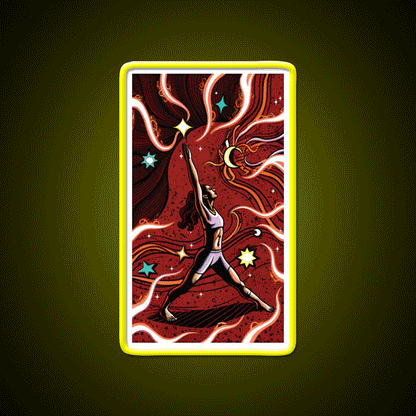 Yoga Led Neon Sign For Wellness Space Yoga Studio Practice Rgb Color