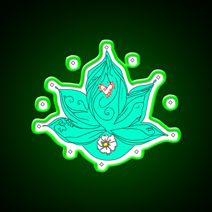 Yoga Led Neon Sign For Wellness Space Yoga Studio Wall Art Rgb Color