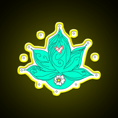 Yoga Led Neon Sign For Wellness Space Yoga Studio Wall Art Rgb Color - Shineneon