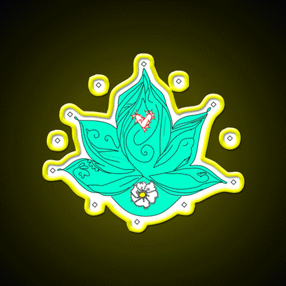 Yoga Led Neon Sign For Wellness Space Yoga Studio Wall Art Rgb Color