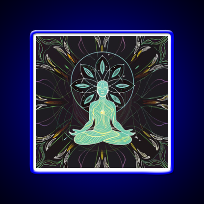 Yoga Led Neon Sign For Wellness Space Yoga Studio Wall Sign Rgb Color