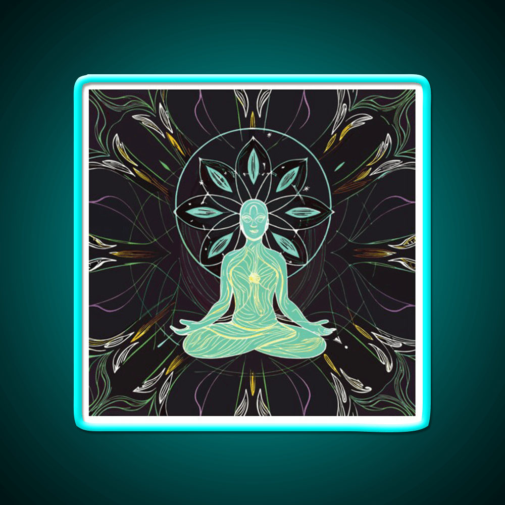 Yoga Led Neon Sign For Wellness Space Yoga Studio Wall Sign Rgb Color - Shineneon
