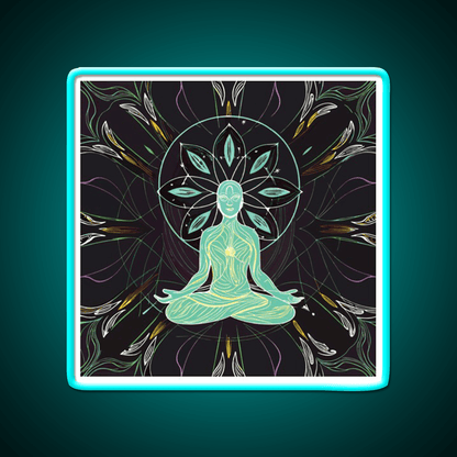 Yoga Led Neon Sign For Wellness Space Yoga Studio Wall Sign Rgb Color - Shineneon