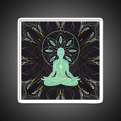 Yoga Led Neon Sign For Wellness Space Yoga Studio Wall Sign Rgb Color - Shineneon