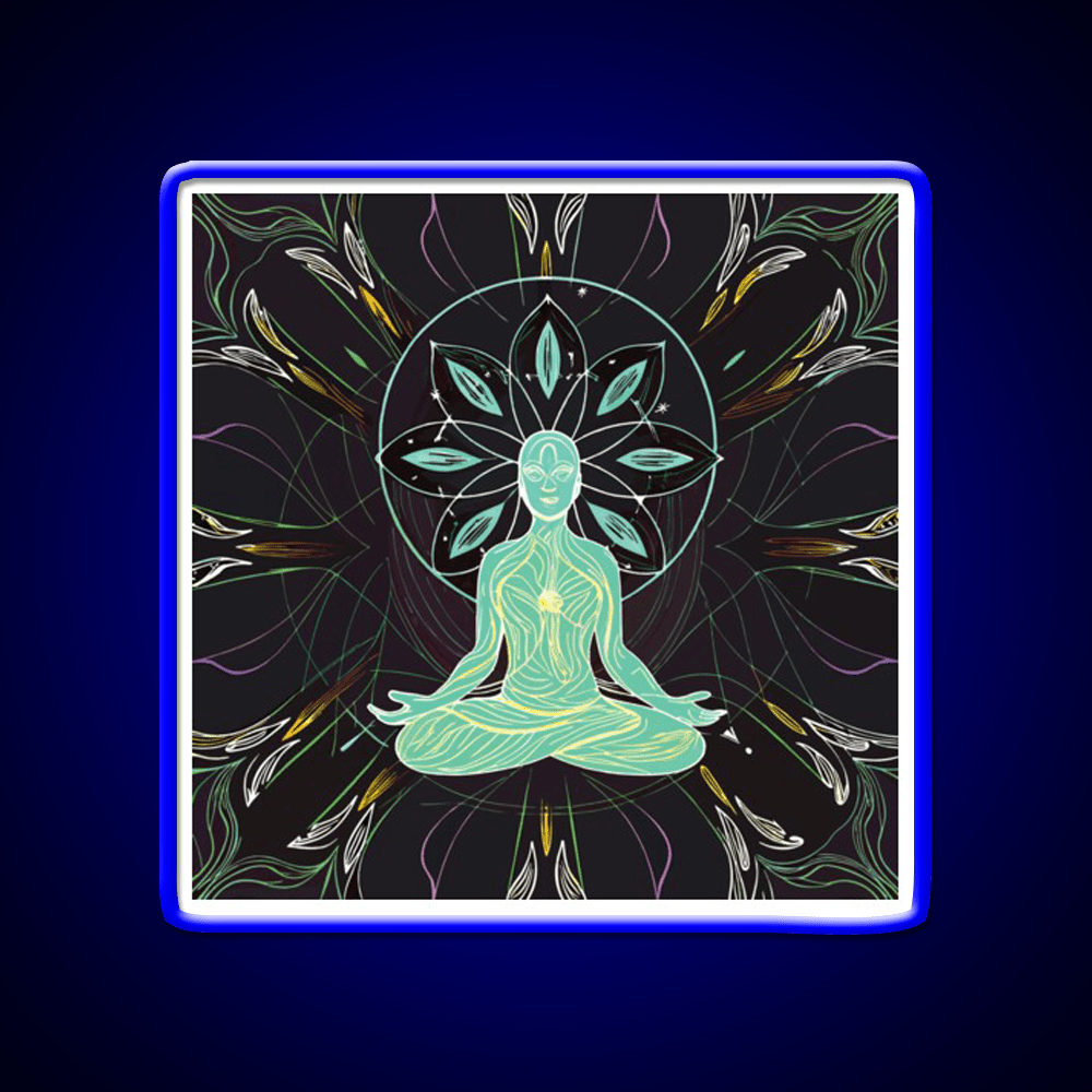 Yoga Led Neon Sign For Wellness Space Yoga Studio Wall Sign Rgb Color - Shineneon