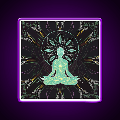 Yoga Led Neon Sign For Wellness Space Yoga Studio Wall Sign Rgb Color - Shineneon