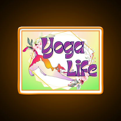 Yoga Life Yoga Led Neon Sign For Wellness Space Rgb Color