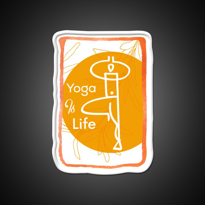 Yoga Life Yoga Led Neon Sign For Wellness Space Yoga Studio Rgb Color