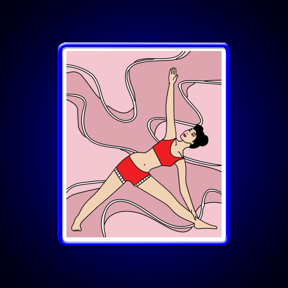 Yoga Meditation Relaxation Yoga Led Neon Sign For Yoga Lovers Rgb Color