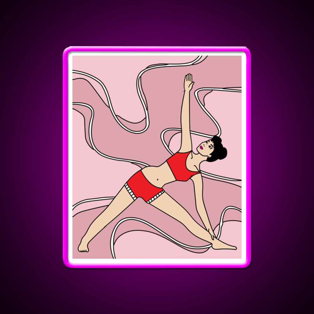 Yoga Meditation Relaxation Yoga Led Neon Sign For Yoga Lovers Rgb Color