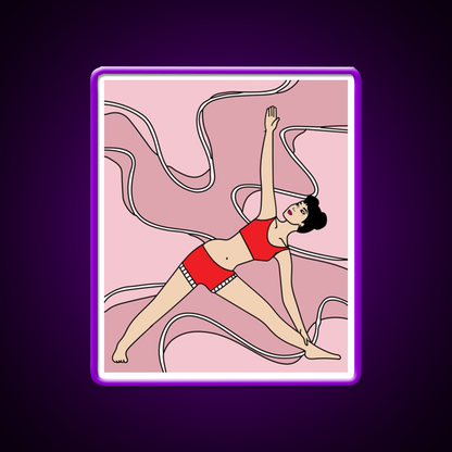 Yoga Meditation Relaxation Yoga Led Neon Sign For Yoga Lovers Rgb Color