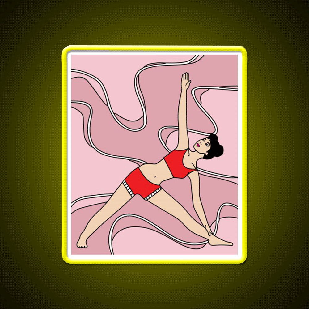 Yoga Meditation Relaxation Yoga Led Neon Sign For Yoga Lovers Rgb Color