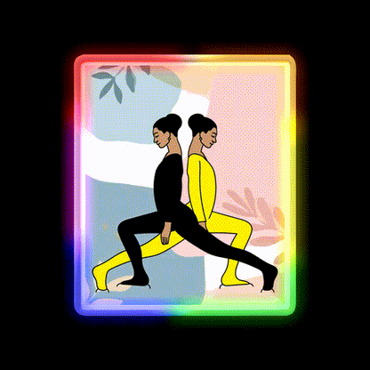 Yoga Meditation Relaxation Yoga Led Neon Sign For Yogis Rgb Color