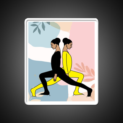 Yoga Meditation Relaxation Yoga Led Neon Sign For Yogis Rgb Color