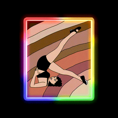 Yoga Meditation Relaxation Yoga Led Neon Sign Yoga Studio Rgb Color