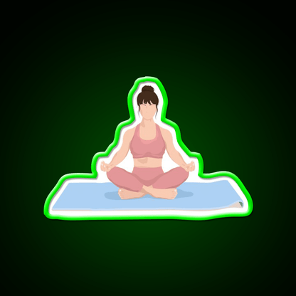 Yoga Meditation Yoga Led Neon Sign For Wellness Space Rgb Color - Shineneon