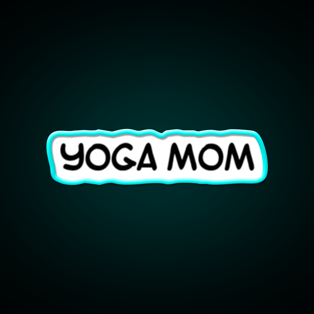 Yoga Mom Yoga Led Neon Sign For Wellness Space Rgb Color
