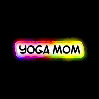 Yoga Mom Yoga Led Neon Sign For Wellness Space Rgb Color