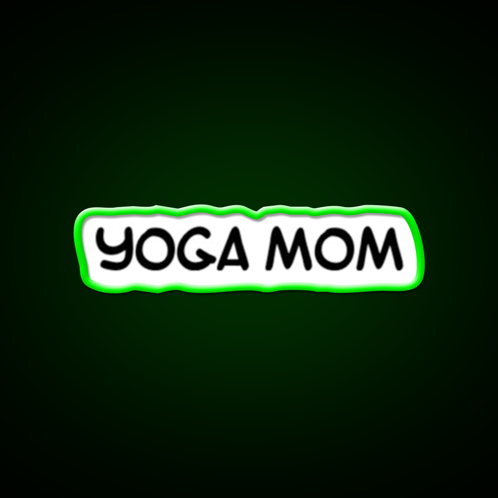 Yoga Mom Yoga Led Neon Sign For Wellness Space Rgb Color