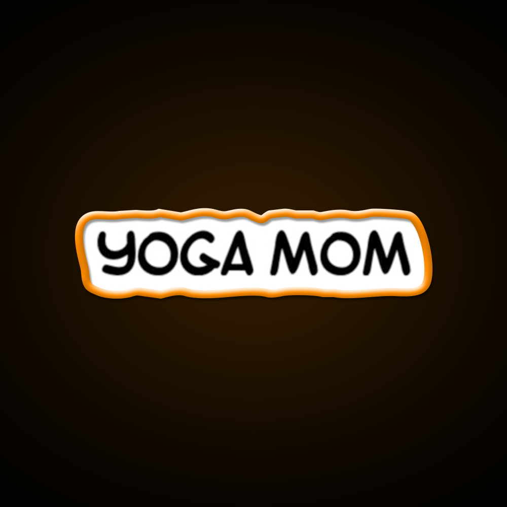 Yoga Mom Yoga Led Neon Sign For Wellness Space Rgb Color