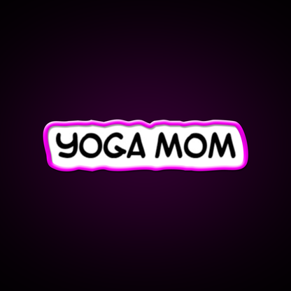 Yoga Mom Yoga Led Neon Sign For Wellness Space Rgb Color