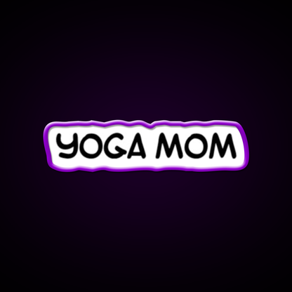 Yoga Mom Yoga Led Neon Sign For Wellness Space Rgb Color